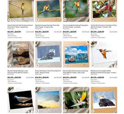 Now Selling Photo Prints on Satin Luster