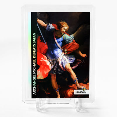 ARCHANGEL MICHAEL DEFEATS SATAN Guido Reni Painting Card 2023 GleeBeeCo #ACGD