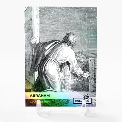 ABRAHAM Art Trading Card 2023 GleeBeeCo Counting Stars Holo #ARCN - Wonderful!