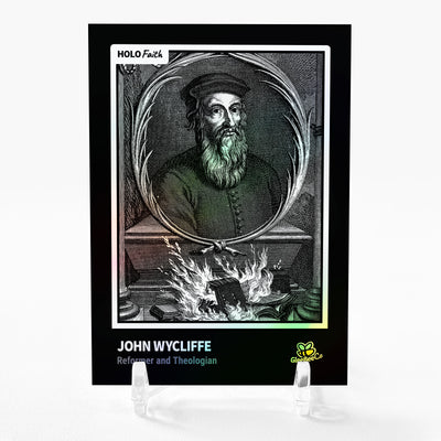 JOHN WYCLIFFE Holographic Art Card Holo Faith 2023 GleeBeeCo #J9CC