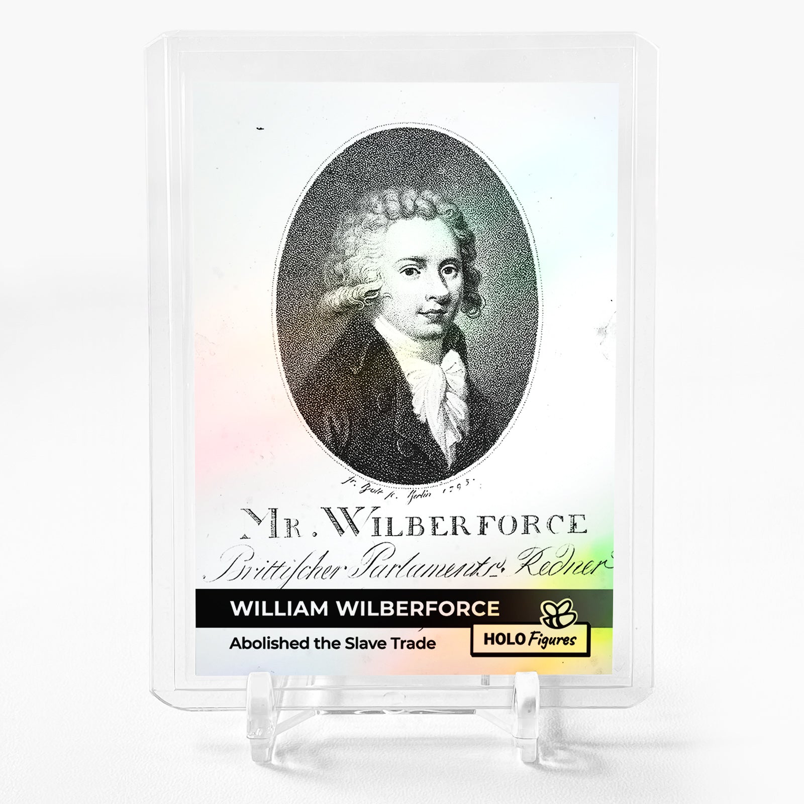 WILLIAM WILBERFORCE Art Trading Card 2023 GleeBeeCo Holo Figures #1D8C