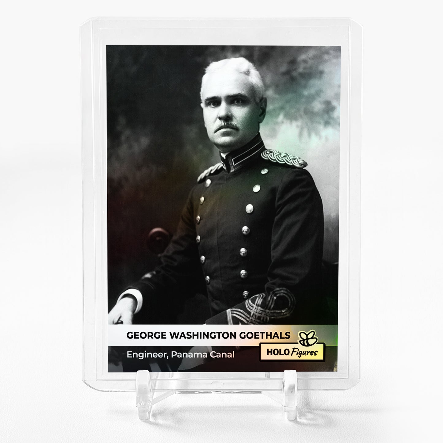 GEORGE WASHINGTON GOETHALS Photo Card 2023 GleeBeeCo Holo Figures #48CD