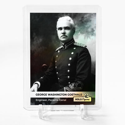 GEORGE WASHINGTON GOETHALS Photo Card 2023 GleeBeeCo Holo Figures #48CD