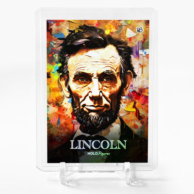 ABRAHAM LINCOLN The Liberator Card 2023 GleeBeeCo Holo Figures #AD8C