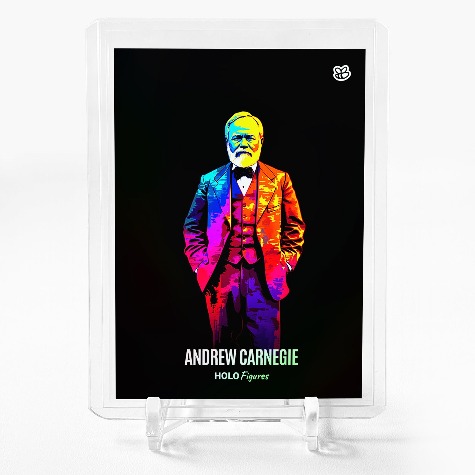 ANDREW CARNEGIE Dark Rainbow Card 2023 GleeBeeCo Holo Figures #ADDR