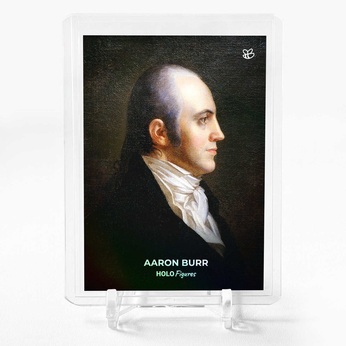 AARON BURR Holographic Card 2023 GleeBeeCo Holo Figures 1802 Portrait #AN18