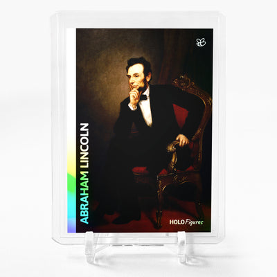 ABRAHAM LINCOLN Art Trading Card 2023 GleeBeeCo Holo Figures #ARGR