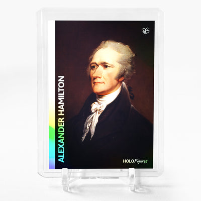 ALEXANDER HAMILTON Art Holographic Card 2023 GleeBeeCo Holo Figures #AXJH