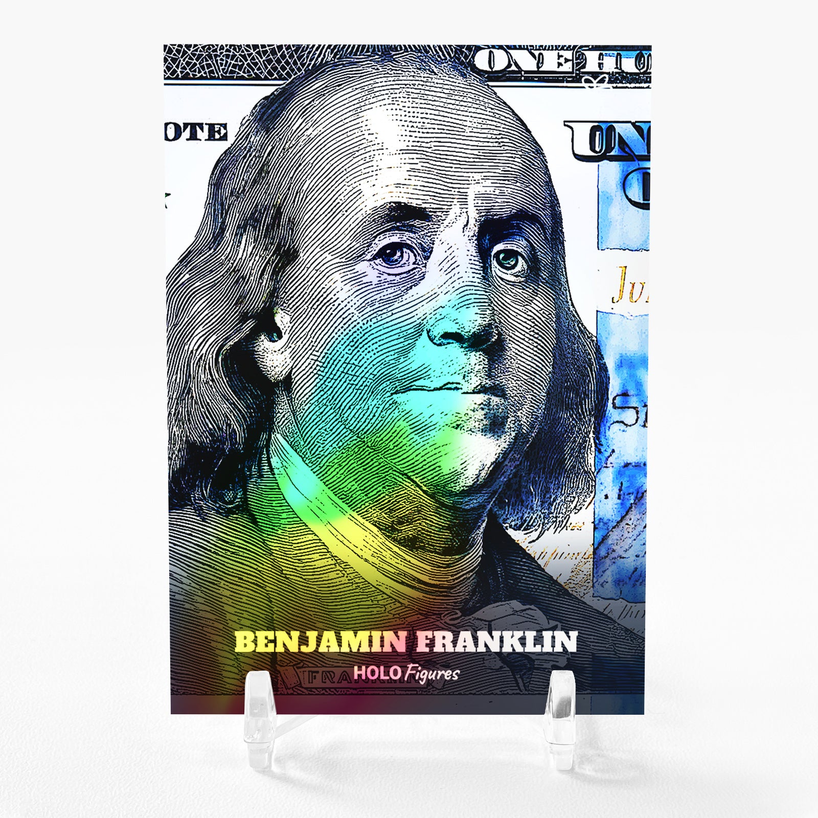 BENJAMIN FRANKLIN Card 2023 GleeBeeCo One Hundred Dollars Holographic #BNOH