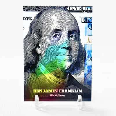 BENJAMIN FRANKLIN Card 2023 GleeBeeCo One Hundred Dollars Holographic #BNOH