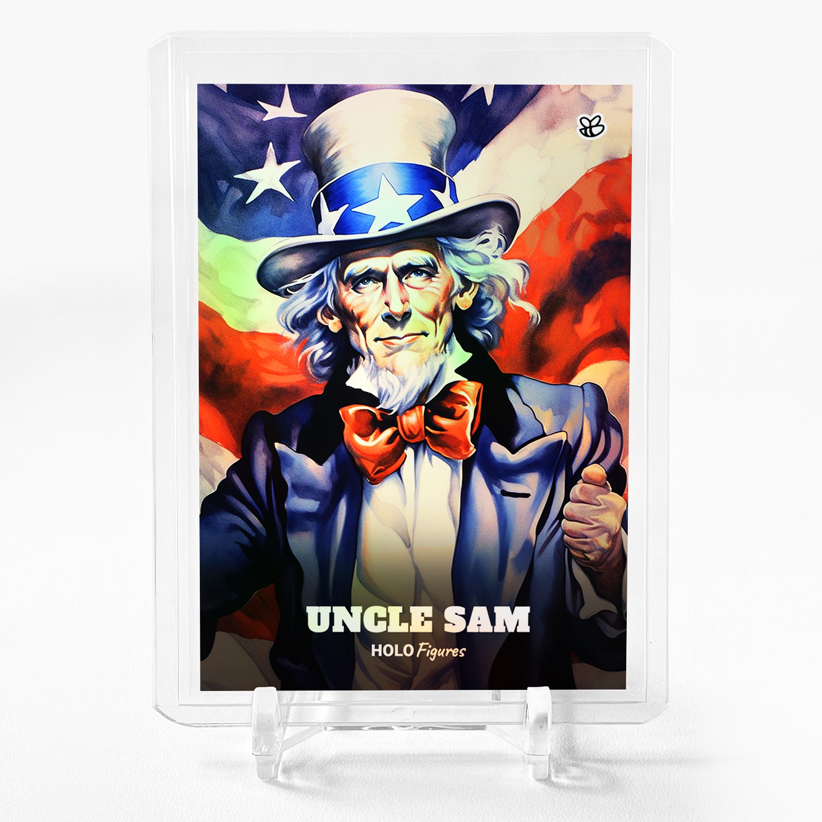 UNCLE SAM Art Trading Card 2023 GleeBeeCo Our Big Brother Holo #CBC3 **RARE**