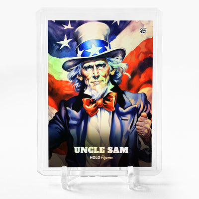 UNCLE SAM Art Trading Card 2023 GleeBeeCo Our Big Brother Holo #CBC3 **RARE**