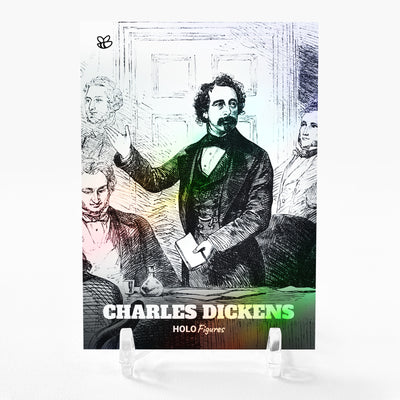 CHARLES DICKENS Holographic Card GleeBeeCo Holo Figures Charity Meeting #CCD2