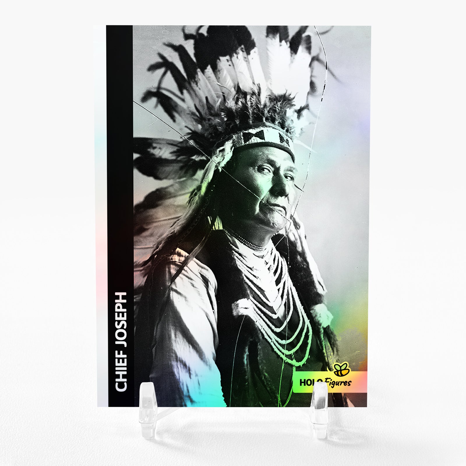 CHIEF JOSEPH Photo Trading Card 2023 GleeBeeCo Holo Figures #CHLT [INCREDIBLE]