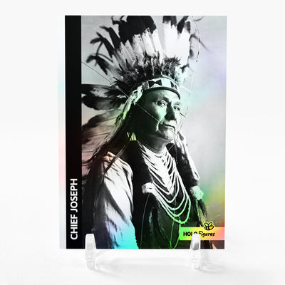 CHIEF JOSEPH Photo Trading Card 2023 GleeBeeCo Holo Figures #CHLT [INCREDIBLE]