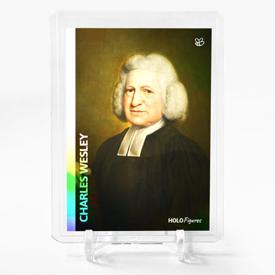 CHARLES WESLEY Card 2023 GleeBeeCo Holo Figures Prolific Hymn Writer #CHPR
