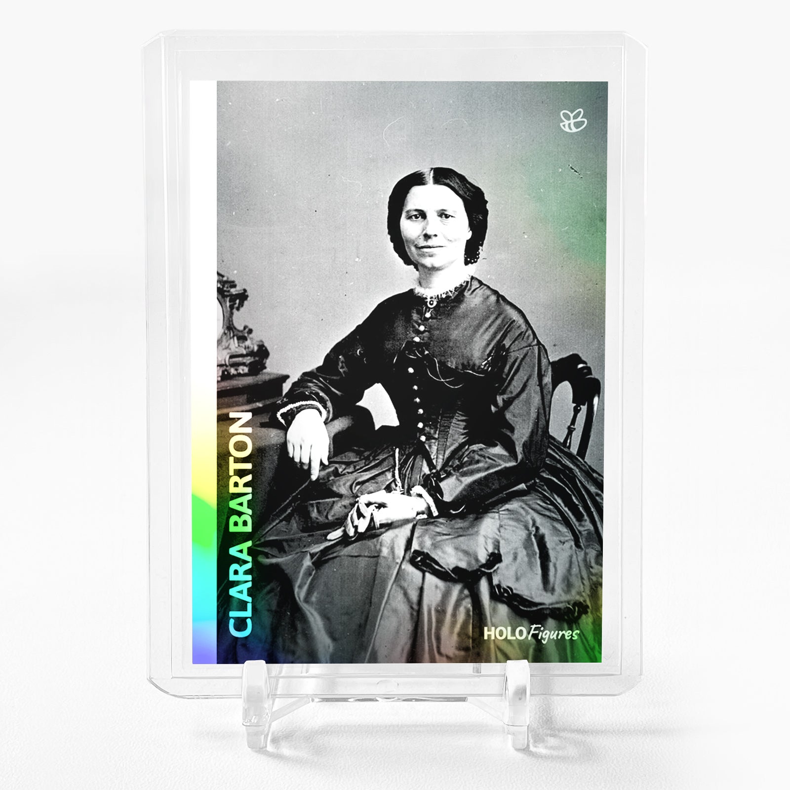 CLARA BARTON Photo Trading Card 2023 GleeBeeCo Holo Figures American Hero #CLAR