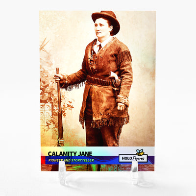 CALAMITY JANE Holographic Photo Card Holo Figures GleeBeeCo #CLPN - Amazing!