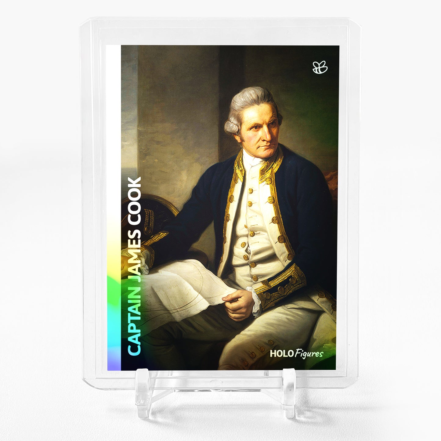 CAPTAIN JAMES COOK Official Portrait Captain Cook Trading Card GleeBeeCo #CPOF