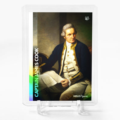 CAPTAIN JAMES COOK Official Portrait Captain Cook Trading Card GleeBeeCo #CPOF