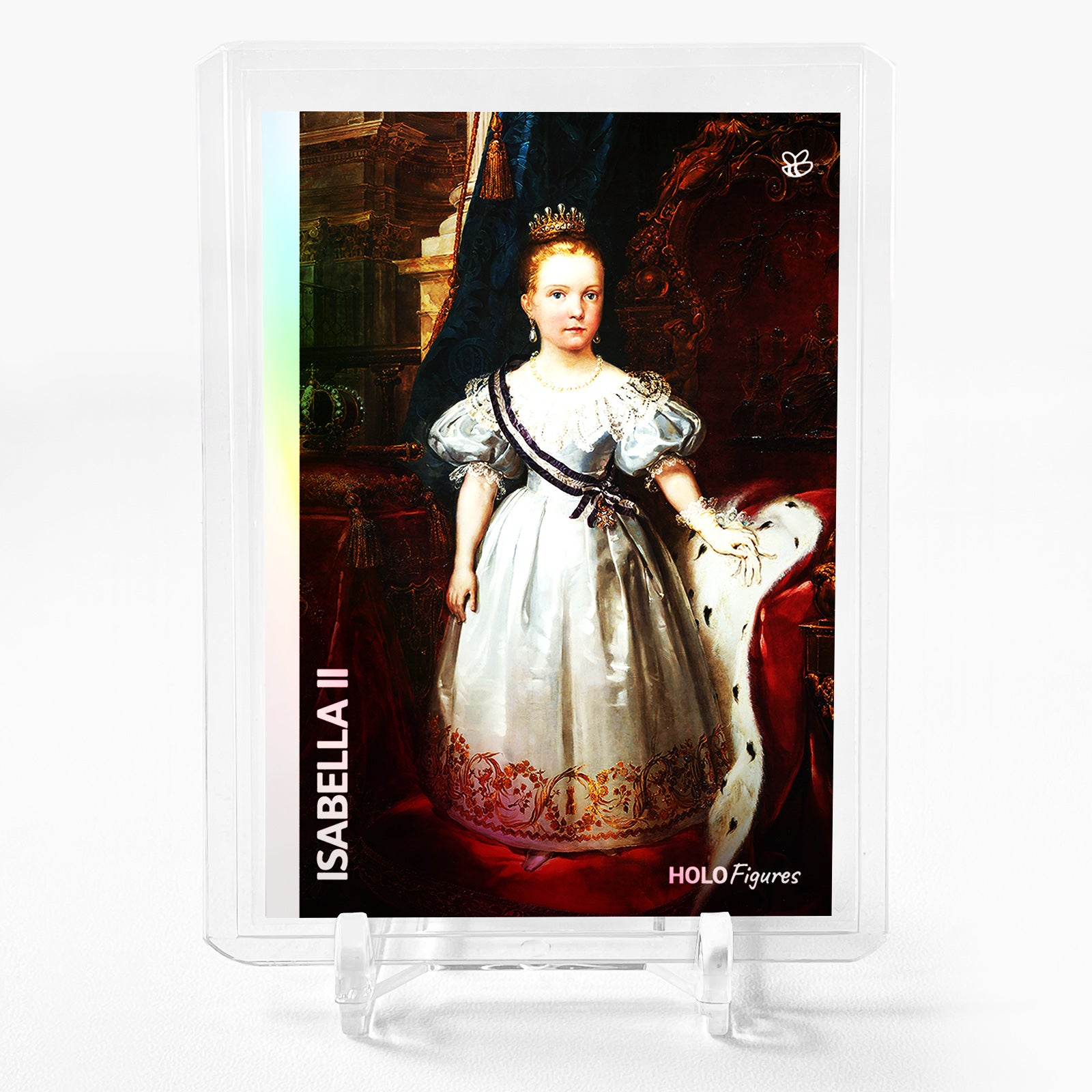 ISABELLA II Queen of Spain Card 2023 GleeBeeCo Holographic #D549