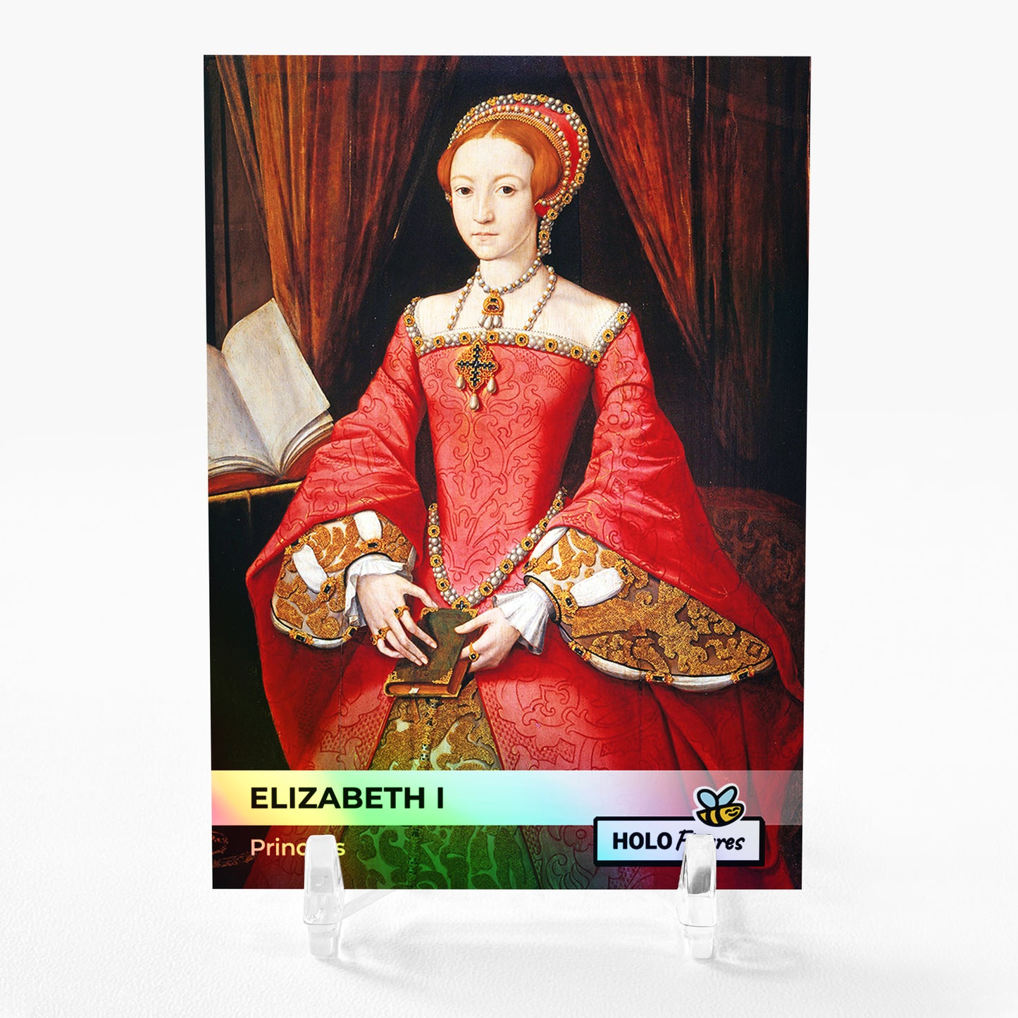 ELIZABETH I Princess Queen of England Art Card GleeBeeCo #EZPR - Phenomenal!
