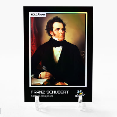 FRANZ SCHUBERT Austrian Composer Art Card Holo Figures GleeBeeCo #FRAT BEAUTIFUL