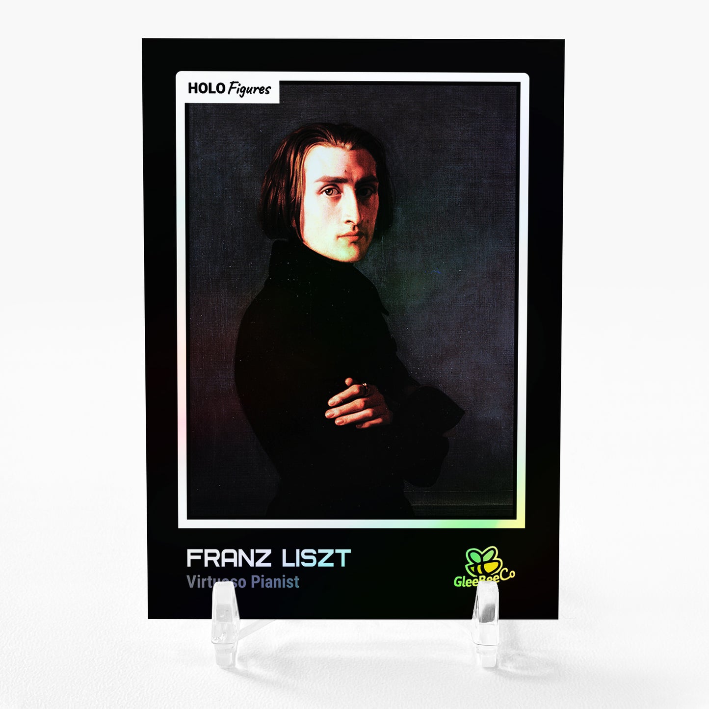 FRANZ LISZT Virtuoso Pianist Card 2023 GleeBeeCo Holographic #FRVR