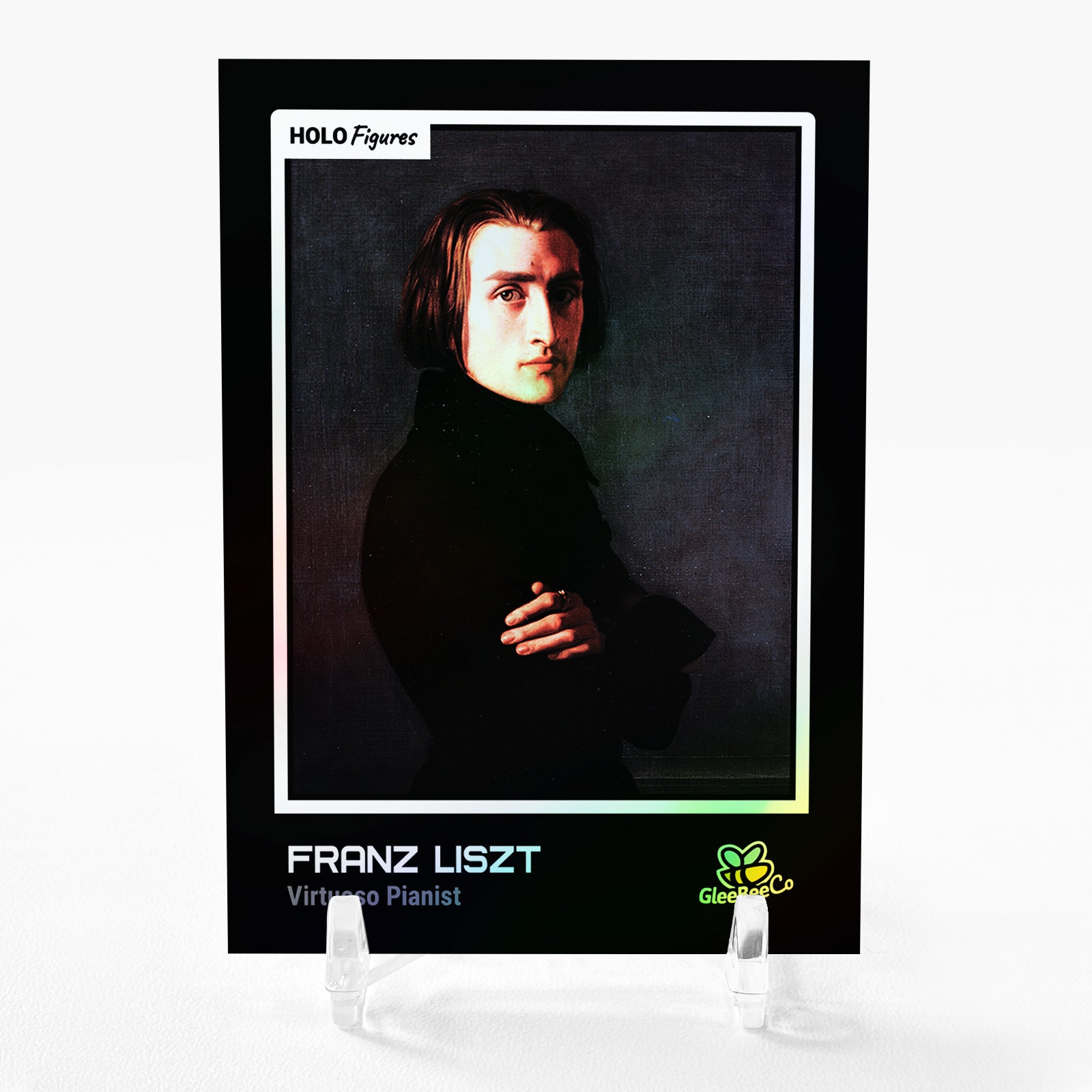 FRANZ LISZT Virtuoso Pianist Card 2023 GleeBeeCo Holographic #FRVR
