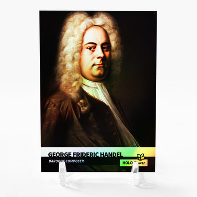 GEORGE FRIDERIC HANDEL Baroque Composer Art Card Holo Figures GBC #GRBR STUNNING