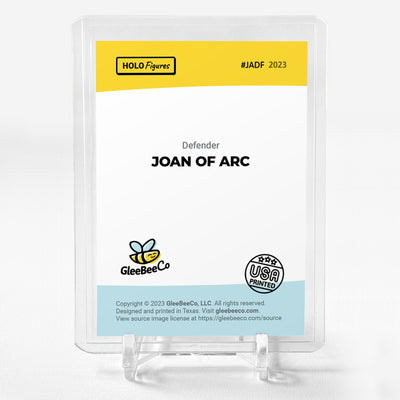 JOAN OF ARC Art Holographic Card Holo Figures #JADF - Amazing!