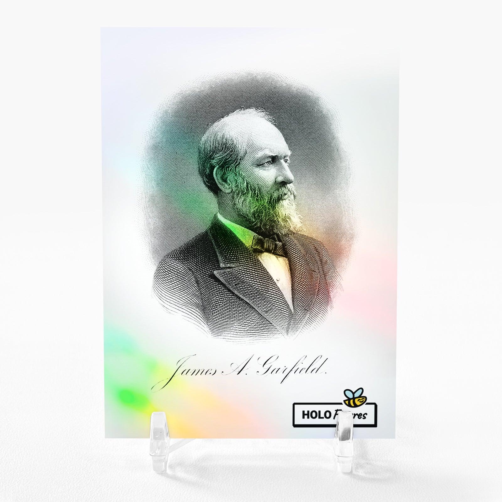 JAMES A. GARFIELD Card 2023 GleeBeeCo American President Holographic #JAGE