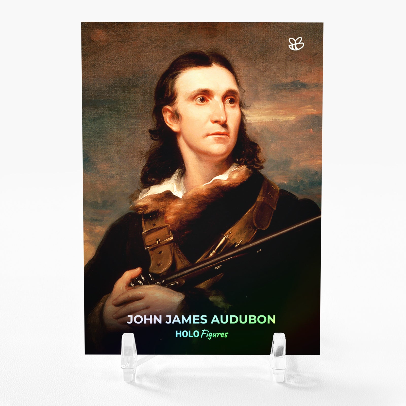 JOHN JAMES AUDUBON Art Trading Card 2023 GleeBeeCo Holo Figures #JAT8