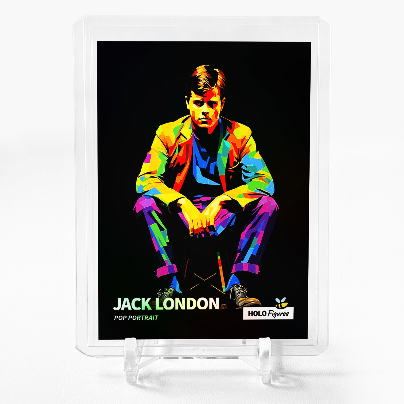 JACK LONDON Pop Portrait Art Card Holo Figures 2023 GleeBeeCo #JCPP