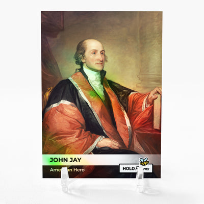 JOHN JAY Art Trading Card 2023 GleeBeeCo American Hero Holographic #JJAR