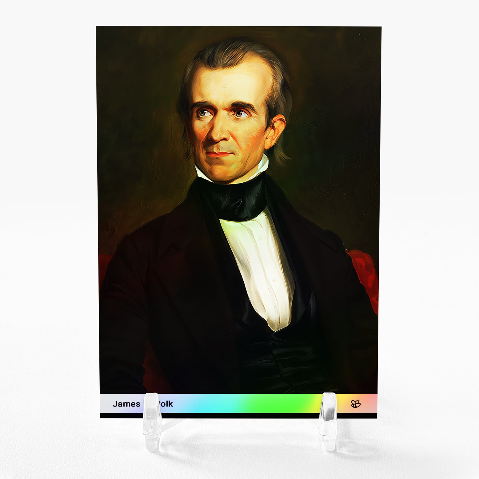 JAMES K. POLK 11th U.S. President Art Card 2023 GleeBeeCo Holo Figures #JM11