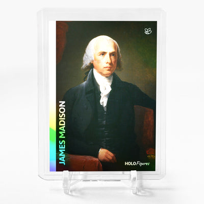 JAMES MADISON 4th American President Art Card Holo Figures #JM4A - Wonderful!
