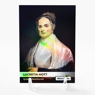 LUCRETIA MOTT Art Trading Card 2023 GleeBeeCo Holo Figures #LCQK - Amazing!