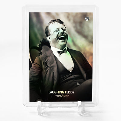 LAUGHING TEDDY Art Trading Card 2023 GleeBeeCo Holo Figures #LGCM