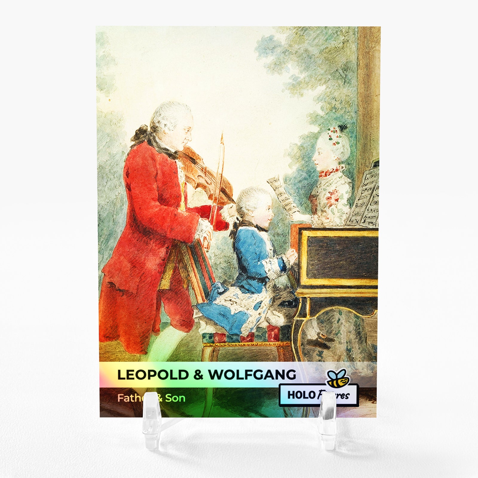 LEOPOLD & WOLFGANG Father & Son Art Card 2023 GleeBeeCo Holo Figures #LPFT