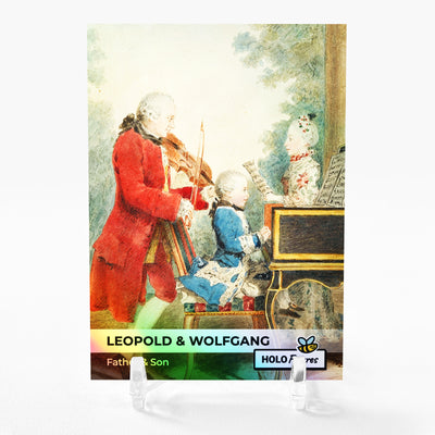 LEOPOLD & WOLFGANG Father & Son Art Card 2023 GleeBeeCo Holo Figures #LPFT