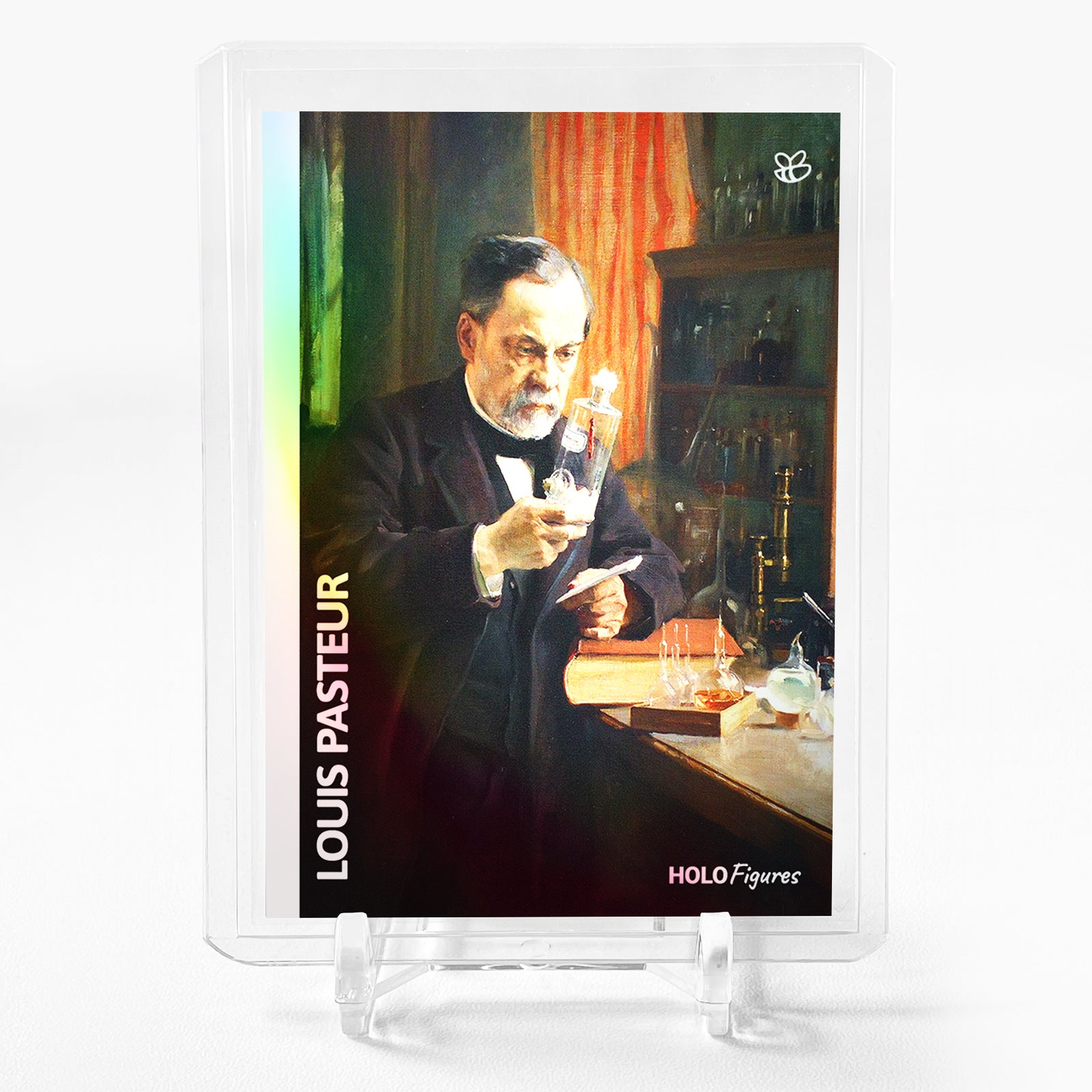 LOUIS PASTEUR Art Trading Card 2023 GleeBeeCo Scientist Holographic #LSSC