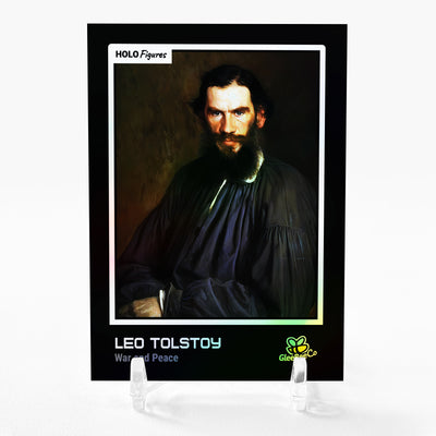 LEO TOLSTOY Holographic Photo Card 2023 GleeBeeCo Holo Figures #LTWR STUNNING