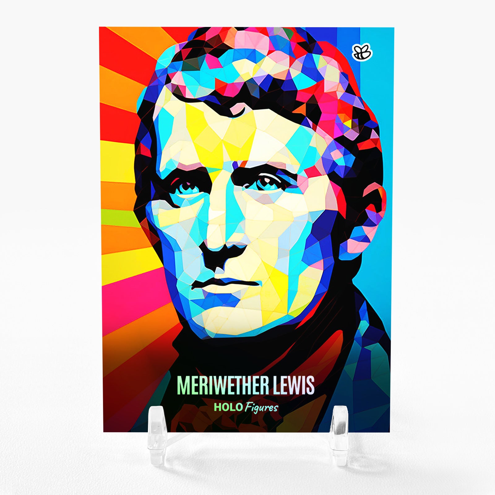 MERIWETHER LEWIS Card 2023 GleeBeeCo Holo Figures American Hero #M875
