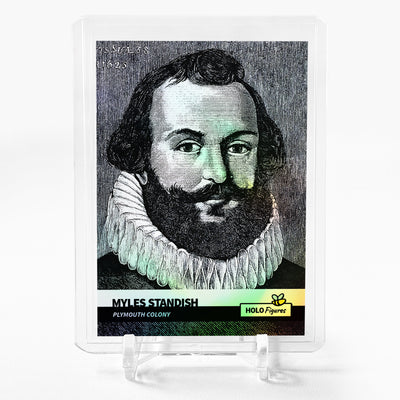 MYLES STANDISH Card 2023 GleeBeeCo Holo Figures Plymouth Colony #MPL8