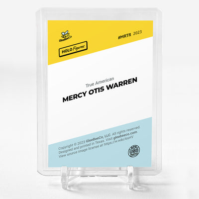 MERCY OTIS WARREN True American Art Card Holo Figures 2023 GleeBeeCo #MRTR