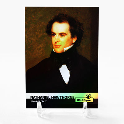 NATHANIEL HAWTHORNE Card 2023 GleeBeeCo Holo Figures 1840 Portrait #NT18