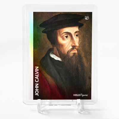 PROTESTANT REFORMER John Calvin Art Card Holo Figures #PRJC - Fantastic!