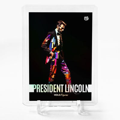 PRESIDENT LINCOLN Pop Walk Art Card 2023 GleeBeeCo Holo Figures #PRPP