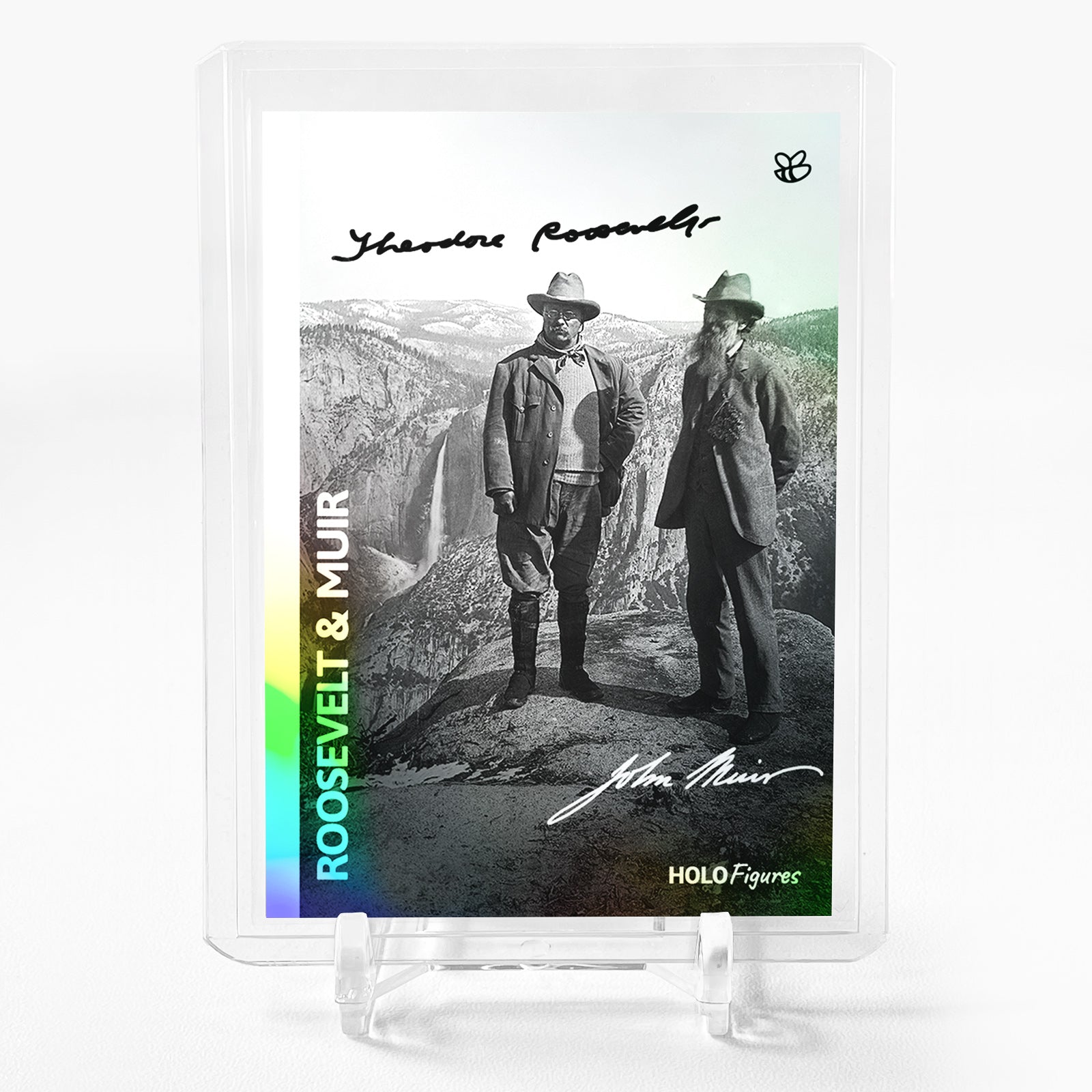 ROOSEVELT AND MUIR Photo Holographic Card 2023 GleeBeeCo Holo Figures #RAYS